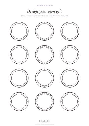 Preview of Design your own gelt