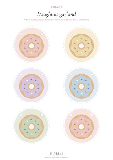 Preview of Doughnut garland